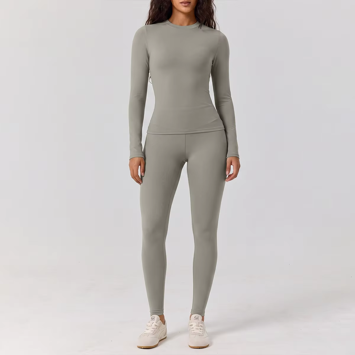 Pantalon manches courtes gris curry