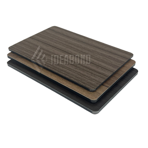 IDEABOND ACP ACM tecnologia a basso prezzo legno modello parete esterna rivestimento 4mm PVDF pannello composito in alluminio rivestimento - Product Image 4