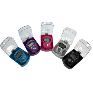 Heißer Verkauf bunter Fingerring Lcd Electronic Tally Counter bling - Product Image 1