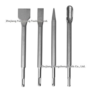 14x250 hình chữ U mở rộng ĐỤC PHẲNG bốn mảnh tròn bốn hố chọn với tay cầm tròn bằng thép SDS cộng với đục Búa điện - Product Image 1