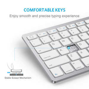 优质韩国无线键盘bk 3001蓝牙3.0 keyboard For Mac PC iPhone iPad IOS Android Windows - Product Image 3