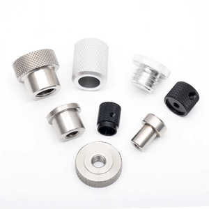<strong>M3</strong> M4 M5 M6 M8 M10 Metric Aluminum Anodized Round <strong>Coupling</strong> Stainless Steel Grip Knob Nut Adapter Knurled Thumb Nuts - Product Image 3