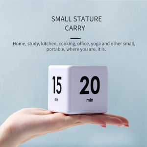 Mini timer per il conto alla rovescia del cubo udibile per la gestione del tempo dei bambini gestione del tempo del Timer di lettura del libro - Product Image 6