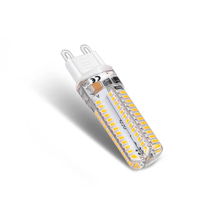 220v <span class=keywords><strong>g9</strong></span> הוביל נורה 104led smd3014 סיליקון הוביל נורת אור לבן/חם לבן e27 תחליף לזוגן קריסטל הלוגן