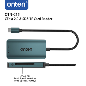 Onten fabrika 3-in-1 tip-c CFast ve SDXC ve TF bellek kart okuyucu OTN-C15 - Product Image 4