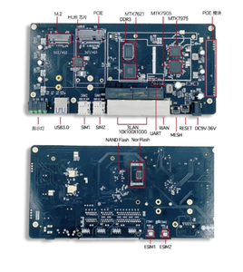 Routeur industriel OEM ODM WiFi 6 5G PCBA DC9-36V à large tension double carte double module POE48V - Product Image 3