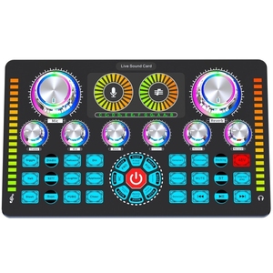 Hot Popular Q7 Live Sound Card Professional DSP Multi Function Live Streaming <strong>Recording</strong> Audio Mixer Audio Sound Card Mixer - Product Image 1