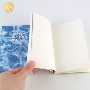 IN PACK Custom Design Gedrucktes genähtes Notizbuch Blumen journal Notizbücher A5 Wild flower Diary Writing Memo Books