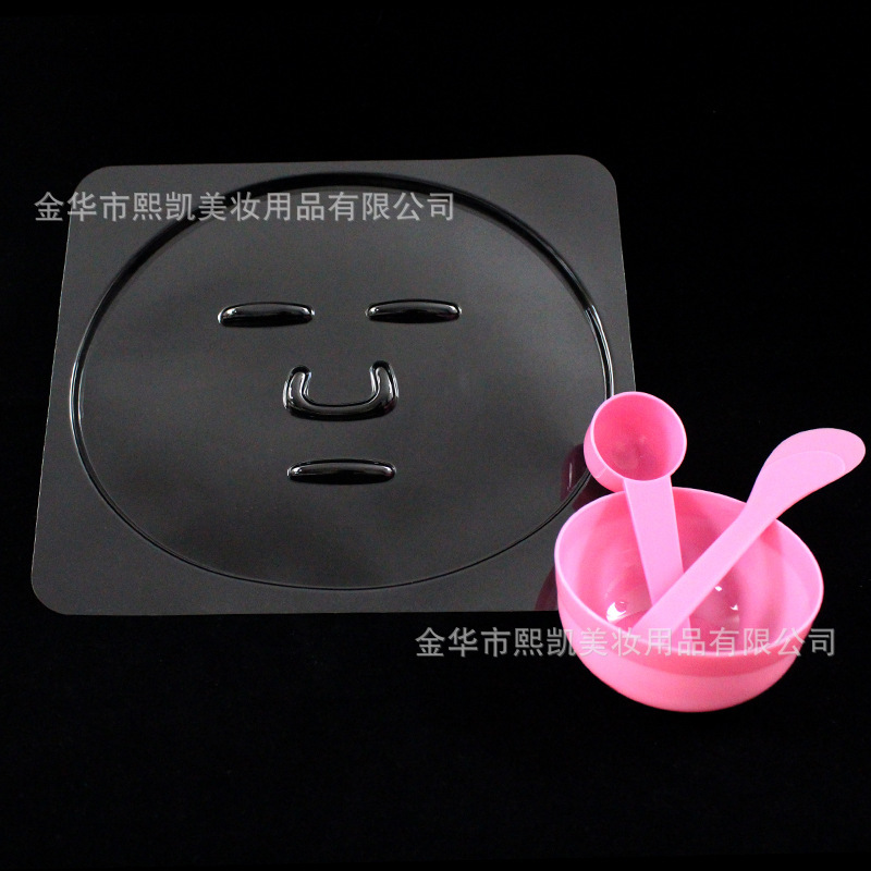 Small square mold + solid pink bowl stick + 10g spoon