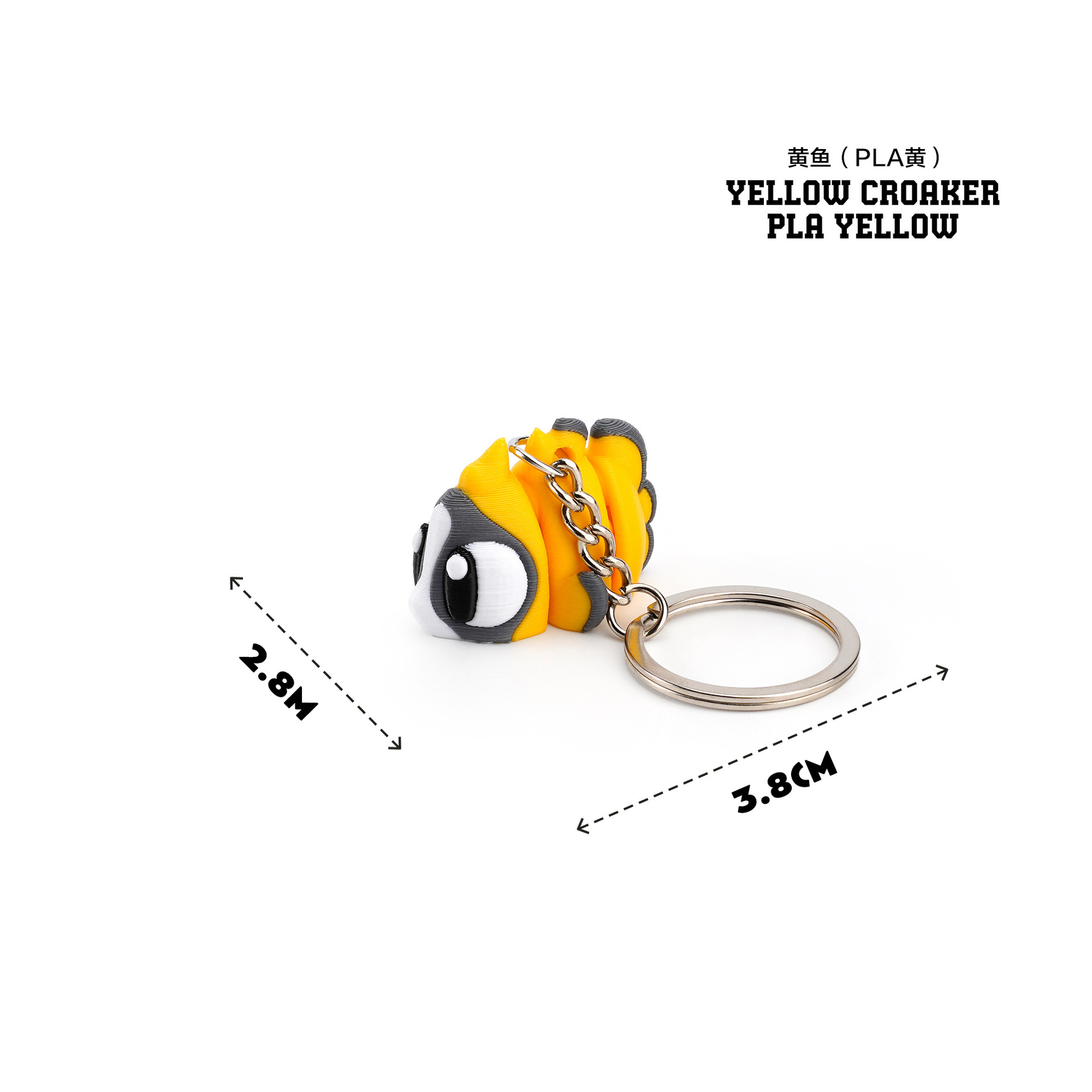 Courbine jaune pla jaune