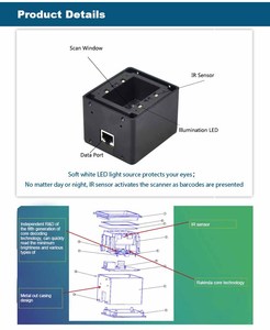 固定マウントバーコードスキャナモジュール2D OEM埋め込みQRコードリーダー - Product Image 4