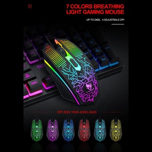 Twolf-teclado y ratón 3 en 1 para videojuegos, Combo con alfombrilla de ratón retroiluminada y ratón RBG, gran oferta, Tf31 - Product Image 6