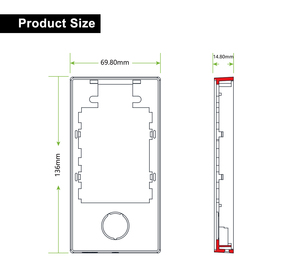 EBKN nuovo arrivo di controllo di accesso lettore di schede ascensore modulo di tastiera Rfid Standalone controller di accesso per la sicurezza intelligente