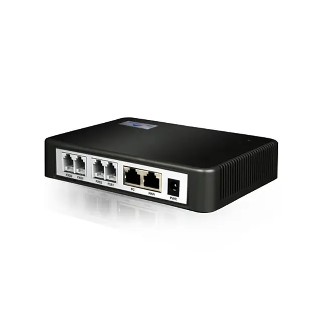 Voip ip pbx con 4 porte porte FXO/FXS sistema telefonico SIP/ IP Gateway VoIP HX4G