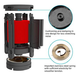 Kalabalık kontrolü için etkinlik kuyruk yönetimi için taşınabilir geri çekilebilir kemer trafik bariyeri - Product Image 4