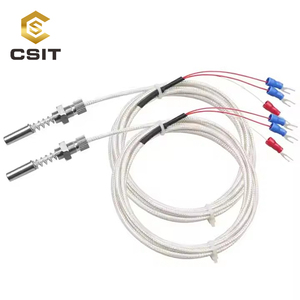 High-Temperature <strong>Class</strong> a End <strong>Face</strong> PT Resistance Sensor 3-Wire PT100 Thermocouple for Water Temperature Control - Product Image 1