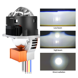 2025 yeni tasarım Led projektör Lens süper parlak 3 inç LED far 110W düşük ışın 170W yükseklik ışın yüksek güç Led projektör Lens - Product Image 4