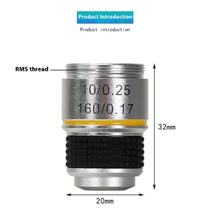 Datyson LED显微镜，带185物镜4X-10X-40X铝合金材料和RMS螺纹组合型号2X0049ABC - Product Image 3