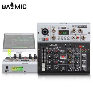 OEM <strong>Audio</strong> Mixer 24bit 192K Professional Sound Card Studio <strong>Audio</strong> <strong>Interface</strong> With BT 5.0 Mixing Console - Product Image 1