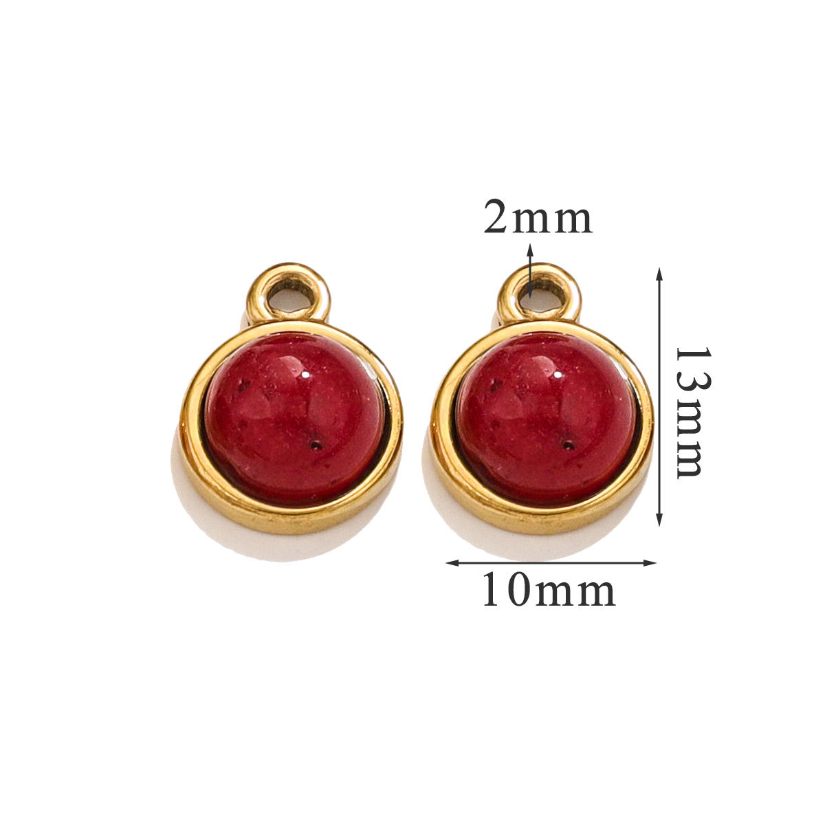 Small size-red agate