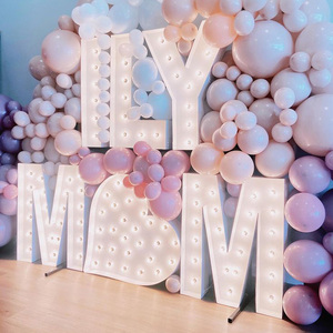 Personalized Happy 30th Birthday Selection Frame Letter Light Bulb Word for Event Party Decoration - Product Image 2