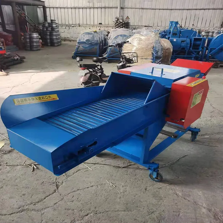 Ensiling grass shredder Grass chopping machine hay kneading crusher