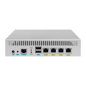 Ordenador personalizado Industrial sin ventilador Indust Pfsense Firewall Micro integrado Intel Atom Box N2600 procesador Mini PC Soft Router - Product Image 3