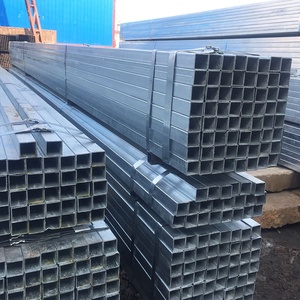 40x40 30x30 Square <strong>Tube</strong> 2mm 4mm Thick Galvanized Zinc-Coated Metal Square Steel Pipe EMT Technique ERW Length 6m Welding - Product Image 2