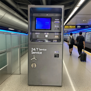 Bảo mật cao tiền mặt thông minh tái chế Tiền Gửi và rút tiền tự phục vụ máy atm cho trung tâm sân bay ngân hàng - Product Image 3