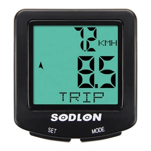 Ordenador de bicicleta con cable Lcd negro para ciclo de conducción nocturna, velocímetro, ordenador de bicicleta para bicicleta de montaña, rastreador de velocidad de millas - Product Image 2