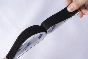 Gancho de fuerza de calidad y correa de bucle Resistencia al calor Gancho adhesivo fuerte y cinta de bucle Cinta adhesiva de doble cara Velcroes - Product Image 6