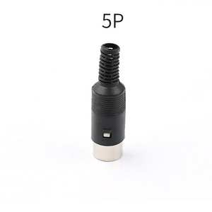 5针圆形连接器DS系列公插头电缆5针迷你Din公连接器 - Product Image 2