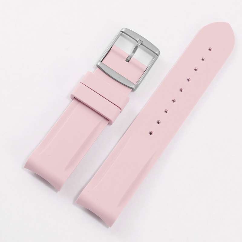 Boucle rose + argent