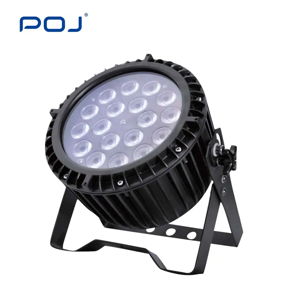 POJ OJ-P1810F più recente di alta qualità 18 pz Led impermeabile Par luce da palcoscenico per concerto Dj Party