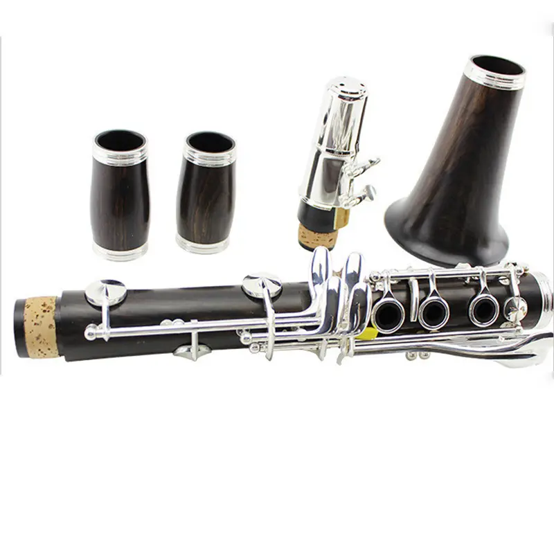 Hina-clarinete de ébano plano, instrumento para jugar clarinete, serie eginner