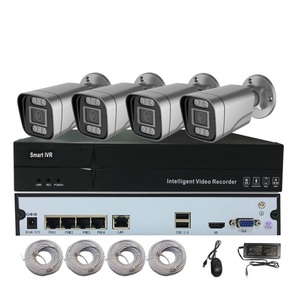 FSAN 4CH 5MP POE网络闭路电视安全系统H.265全高清夜视功能NVR套件，带5mp Ip监控摄像头 - Product Image 1
