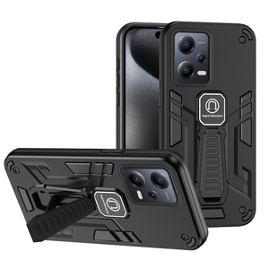 Phone Pouch Case for Tecno Camon 20/30/15/20 Pro/Spark 4/9T/7/10 Combo TPU+PC Shockproof Lens Protection Portable Bracket <strong>Cover</strong> - Product Image 3