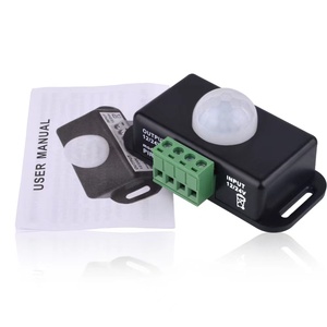 DC 12V 24V 8A Ajuste automático PIR Sensor de movimiento Interruptor IR Detector infrarrojo Módulo de interruptor de luz para lámpara de tira de luz LED - Product Image 1
