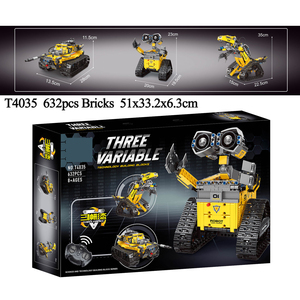 Remote Control <strong>Robot</strong> 3In1 RC <strong>Building</strong> Toy Technik STEM Learning Set <strong>Robot</strong> Tank Mech Dinosaur Engineer Education <strong>Building</strong> Block - Product Image 2