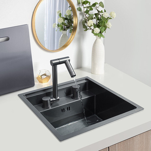 Fabrika özelleştirmek rv lavabo 16g mutfak undermount 304 paslanmaz çelik gizli lavabo kapak katlanır fabrika özelleştirmek rv lavabo 16 - Product Image 4