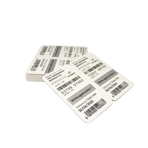 ランダムコードとシリアル番号が記載されたペーパースクラッチチケットカード - Product Image 1