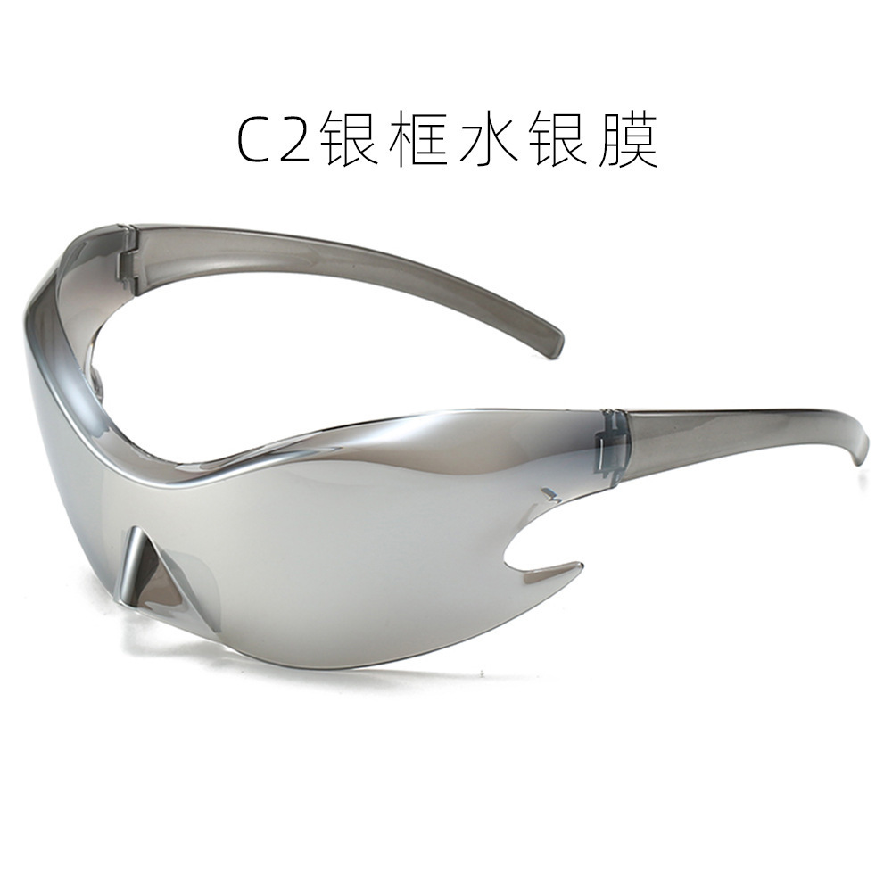 Silver frame white mercury