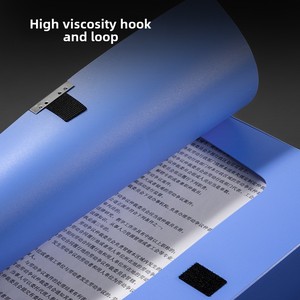 Archivo Boxa4 Caja de archivos Business Blue Plastic Engrosado Vertical Carpetas de gran capacidad Clasificación de oficina - Product Image 3