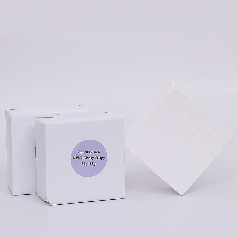 White Glassy Crispy chalk 8 blocks