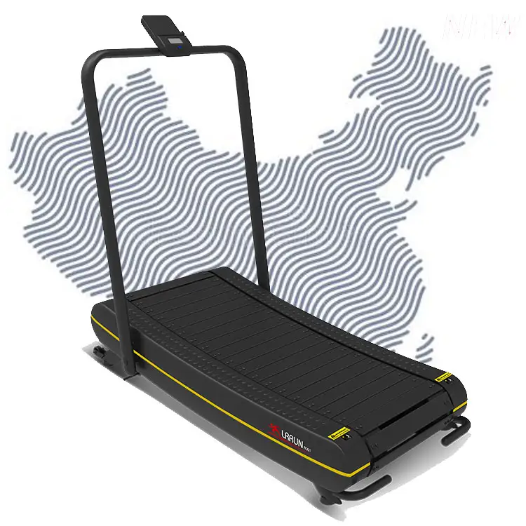 Mini tapis roulant, self-powered curvo tapis roulant, pieghevole manuale sottile in esecuzione della macchina per uso domestico manuale tapis roulant in esecuzione della macchina