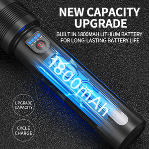 <span class=keywords><strong>LED</strong></span> hợp kim nhôm zoom đèn pin với USB sạc IP65 đánh giá ngân hàng điện đèn pin & ngọn đuốc - Product Image 4