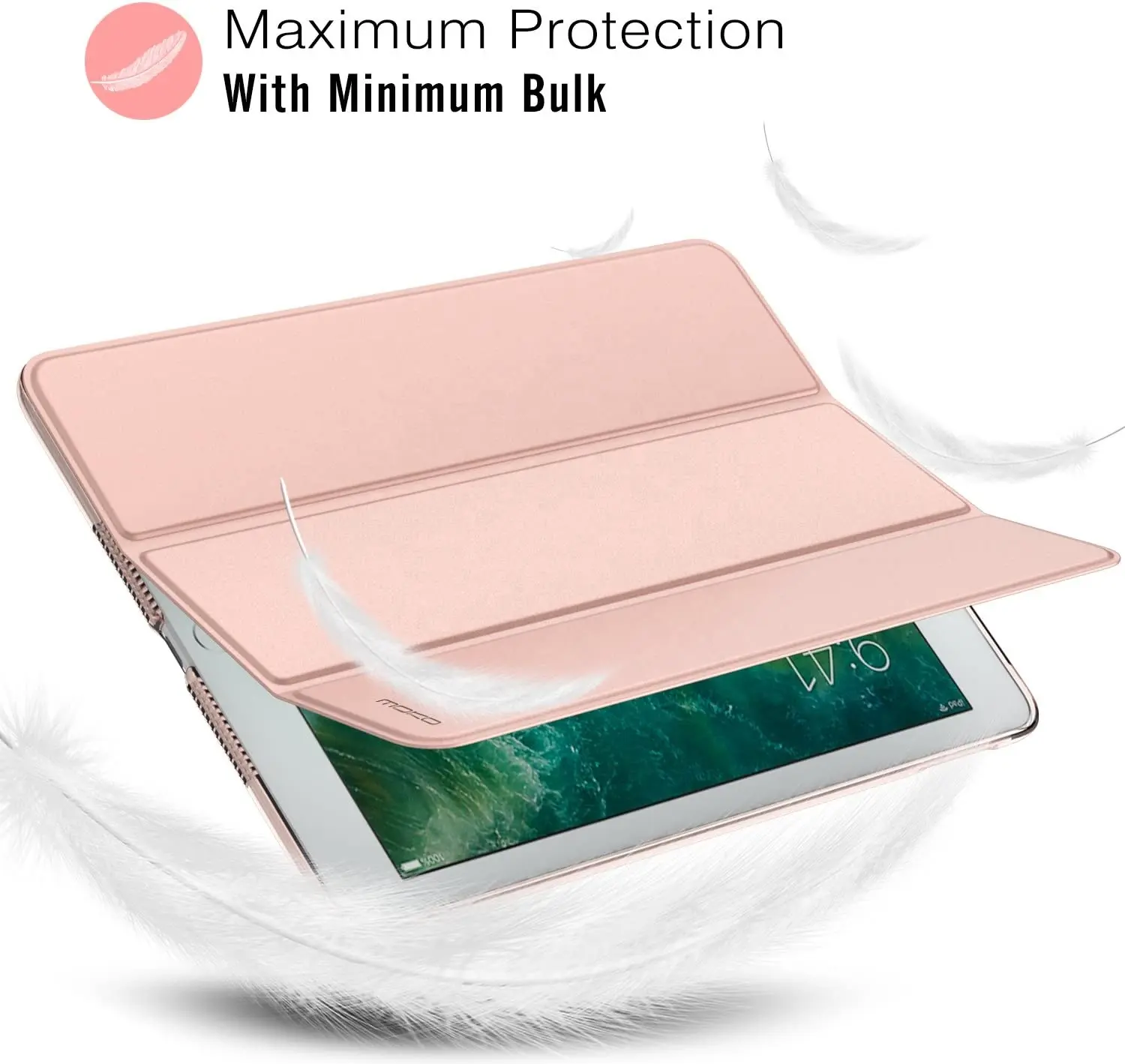 Coque intelligente légère MoKo pour iPad 2018 2017 6e 5e génération 9.7