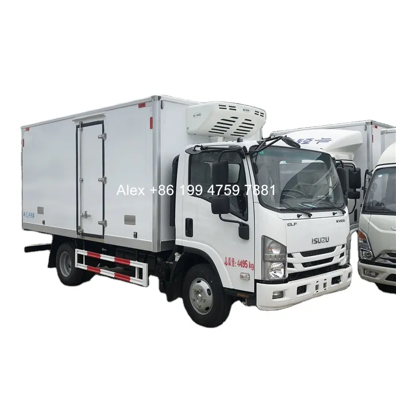 4x2 ISUZU 6000 kg Gefrierschrank lastwagen gekühlt