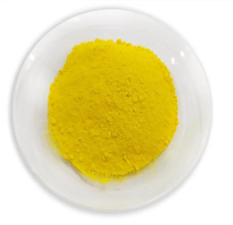 Pigmento amarillo 184 de vanadato de bismuto para plástico y revestimiento de tinta de goma, cosmético