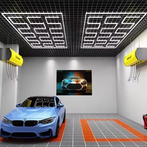 3 волны RGB светодиодный шестиугольный кулон 3 волны Разъем Водонепроницаемый Гараж потолочный светильник для IP54 рейтинг - Product Image 4
